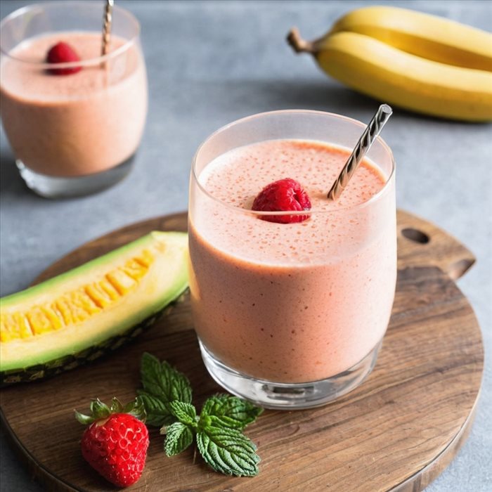 Smoothie Rafraîchissant à la Pastèque