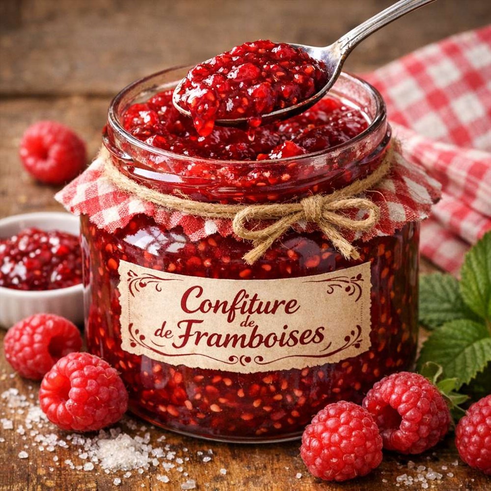 Comment faire de la confiture de framboise | Recette maison facile