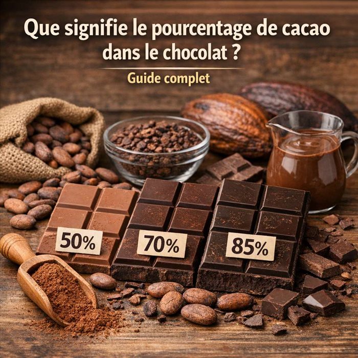 Pourcentage de cacao dans le chocolat : que veut-il dire ?