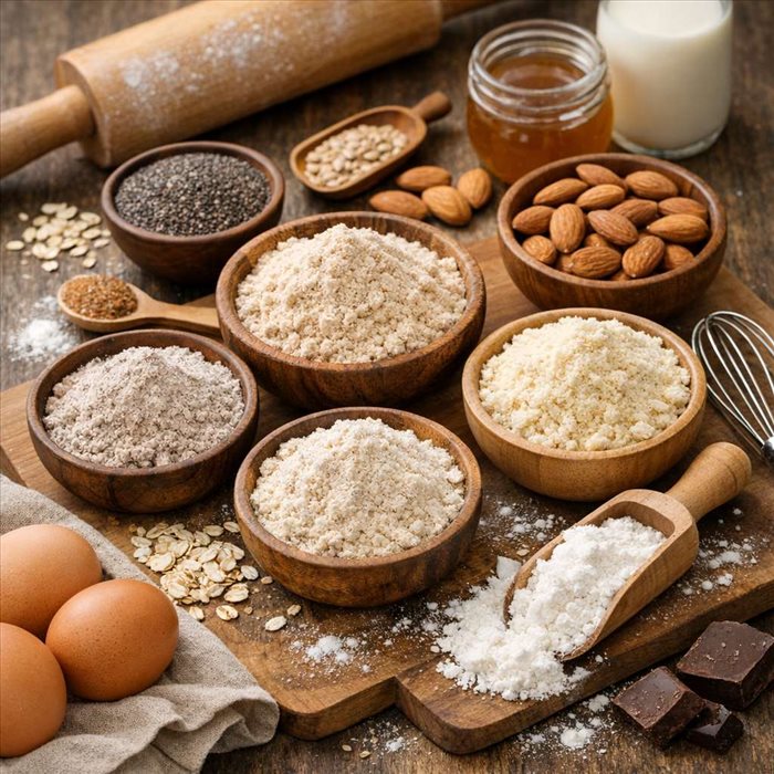 Comment remplacer la farine blanche en pâtisserie ? Alternatives et conseils