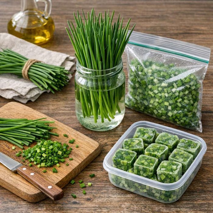 Comment conserver la ciboulette ? Astuces fraîches et efficaces