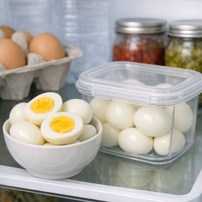 Combien de temps garder un œuf dur au frigo ? Guide complet