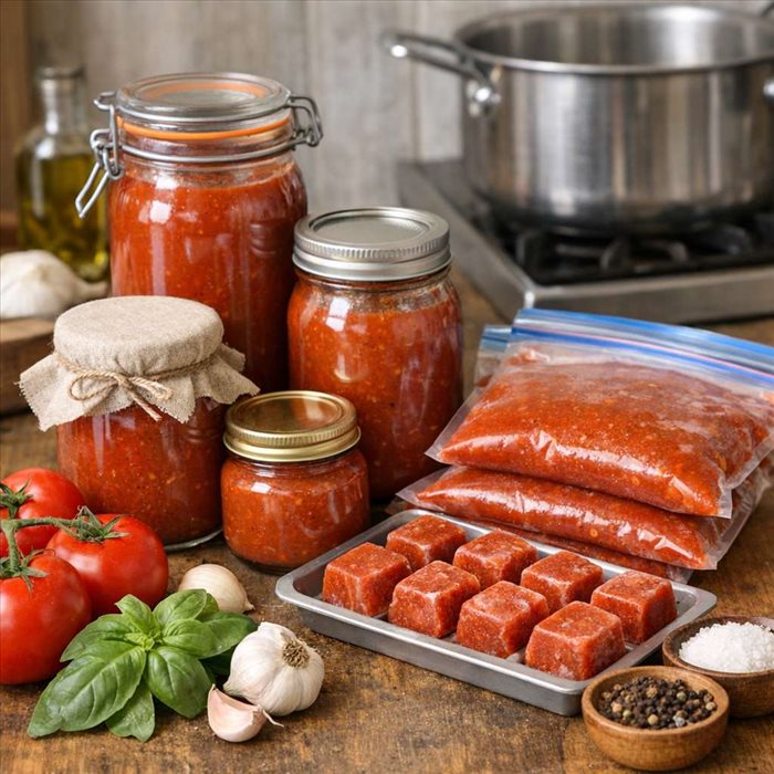 Comment conserver la sauce tomate maison ? Astuces et méthodes