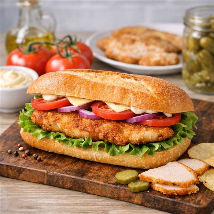 Sandwich à l'escalope de dinde : recette simple et savoureuse