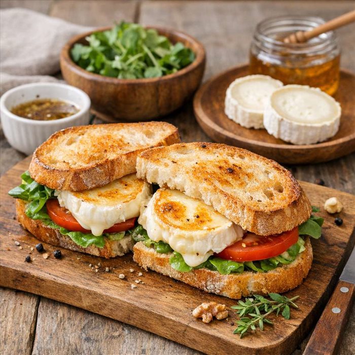 Sandwich au chèvre chaud : la recette facile et savoureuse