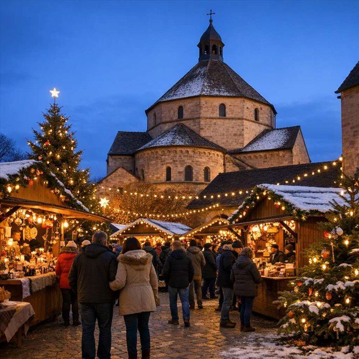 Marché de Noël d’Ottmarsheim : infos, accès et conseils