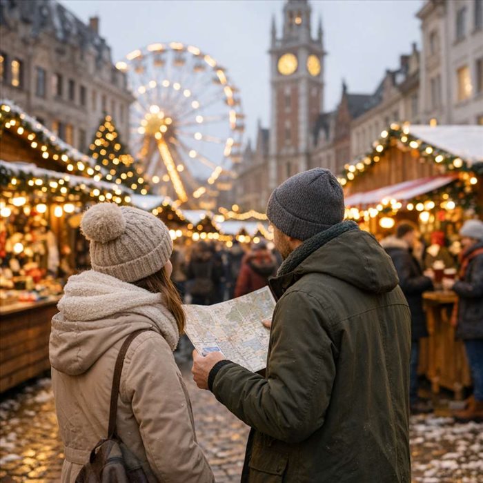 Marchés de Noël en centre-ville : préparer sa visite facilement