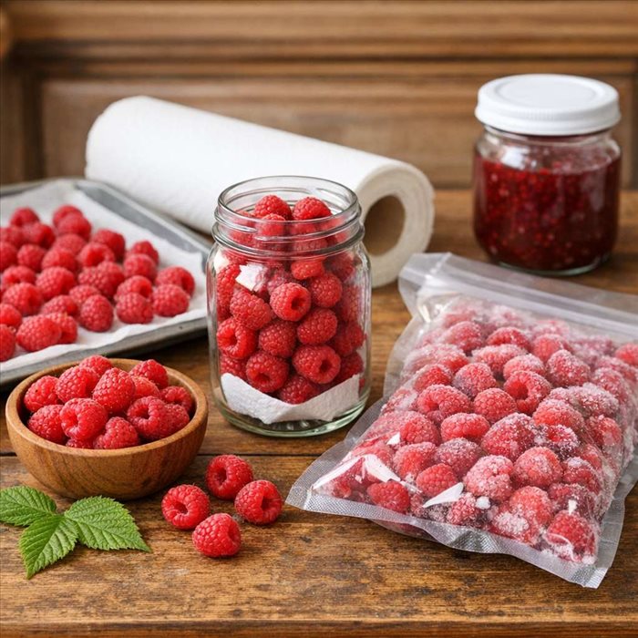 Comment conserver les framboises ? Astuces fraîches et simples