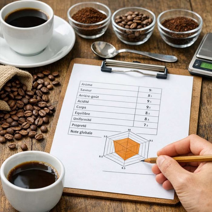 Comment lire un score SCA sur une fiche de café ? | Guide clair