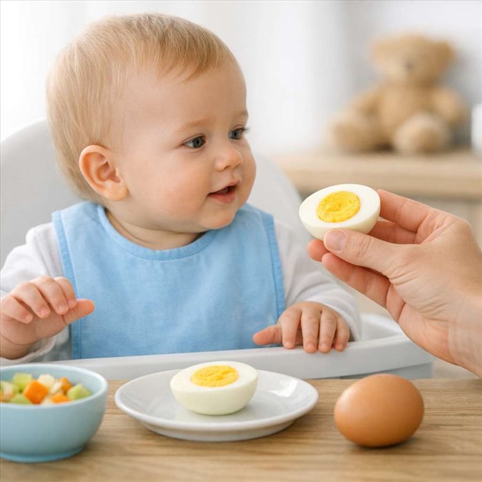 Peut-on donner un œuf dur à un bébé ? Conseils et âge