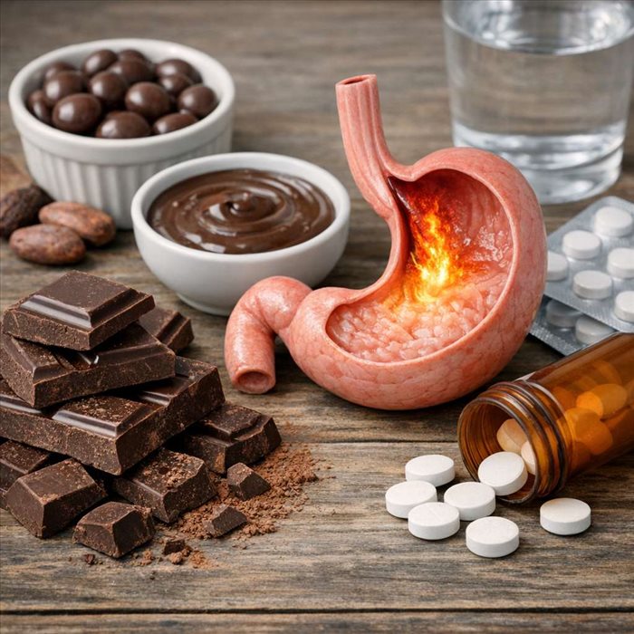 Pourquoi le chocolat provoque des reflux gastriques ?