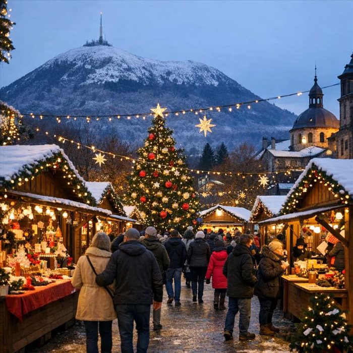 Marchés de Noël dans le Puy-de-Dôme : les plus beaux à découvrir