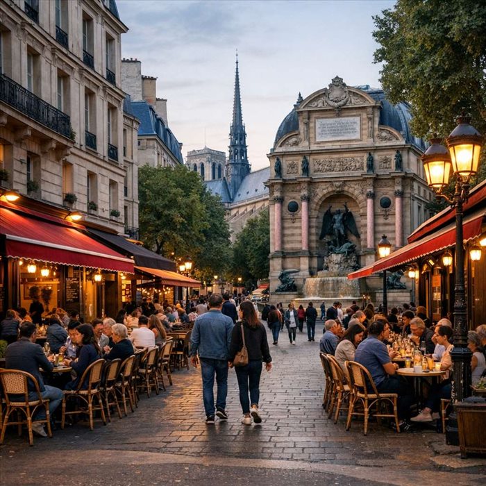 Saint-Michel à Paris : pourquoi choisir ce quartier pour dîner ?
