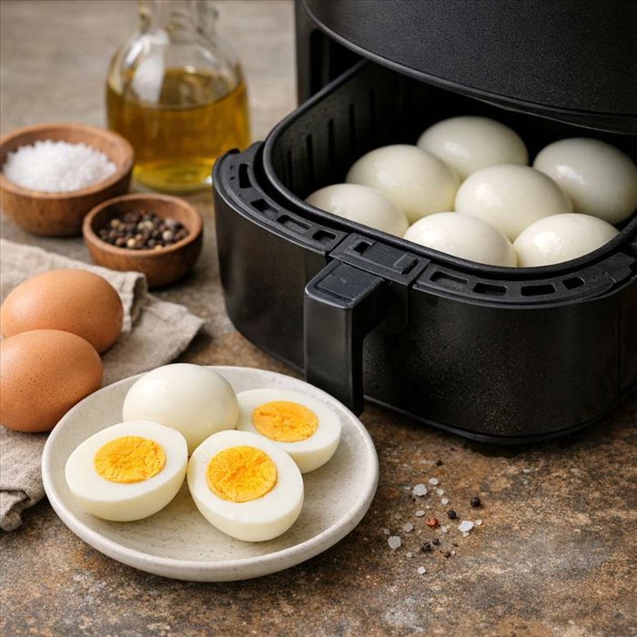 Comment cuire un œuf dur à l’air fryer : méthode simple et rapide 